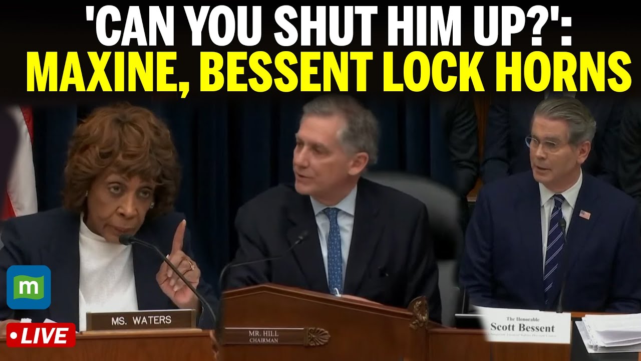 ‘Can you SHUT HIM UP’?: Maxine Waters and Scott Bessent get into heated arguments over US tariffs
