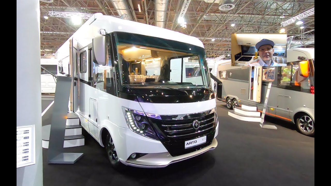 NIESMANN BISCHOFF ARTO 82 E CLOU LINE RV MOTORHOME 2019 FIAT DUCATO CAMPER WALKAROUND AND INTERIOR