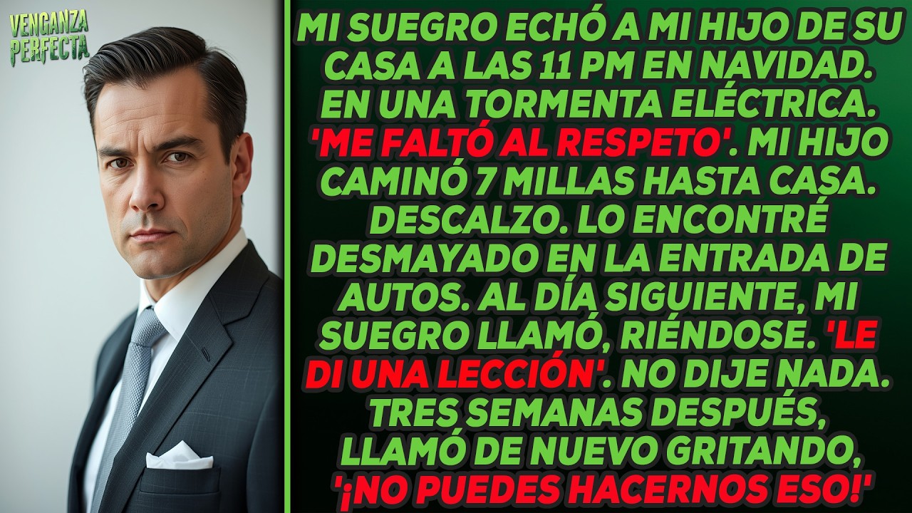 Eché a mi hijo de casa en medio de una tormenta eléctrica. Caminó 7 millas descalzo y colapsó.