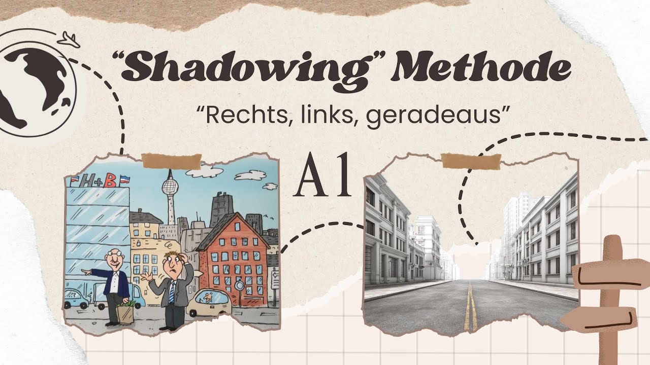Deutsch mit Shadowing A1: Gespräch 5 - 🗣️🇩🇪 