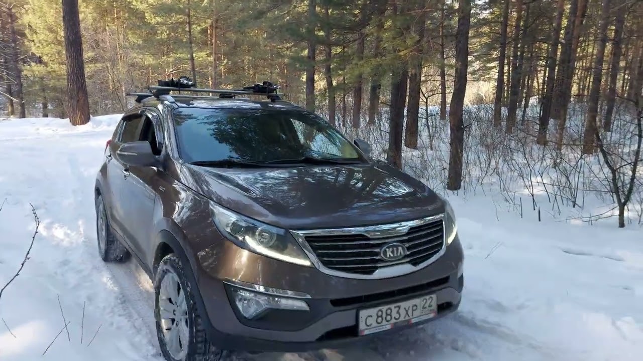 kia Sportage 3 первый тест 100% блокировки заднего редуктора.ИЖ Техно