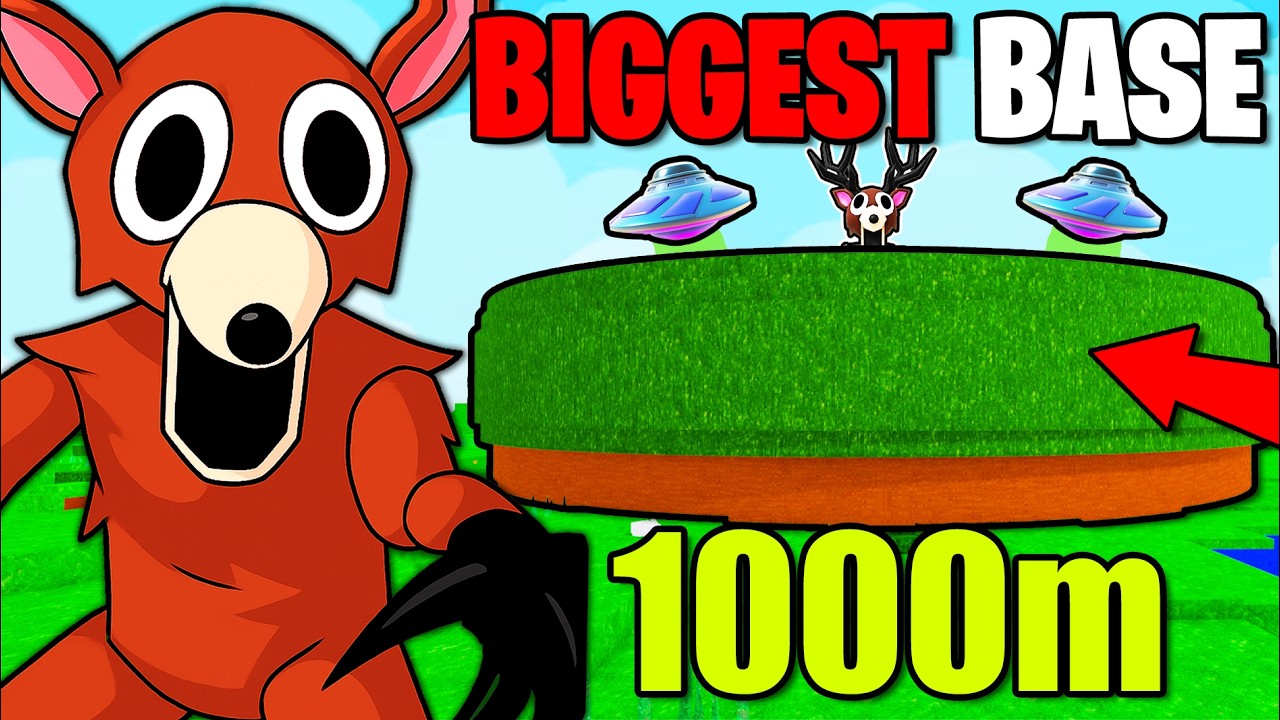 I BUILT The BIGGEST BASE In 99 Nights In The Forest! (World Record)