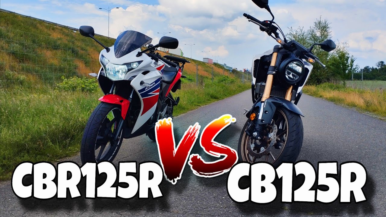 HONDA CB125R vs HONDA CBR125R (DRAG RACE)