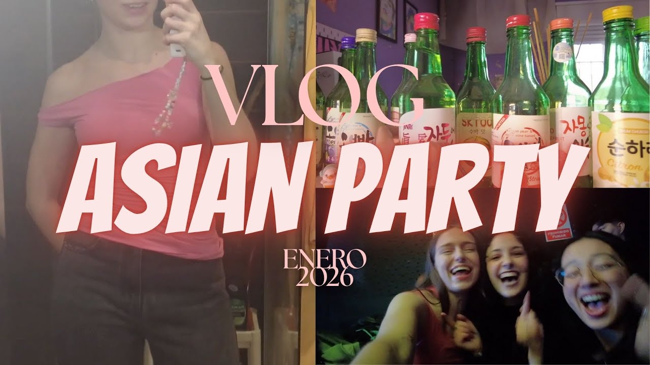 Por fin vuelvo a ir a una asian party: vlog y tutorial top⋆‎‧₊˚🪩✧˚₊‧.⋆💿˚.⋆// KathysRecordings
