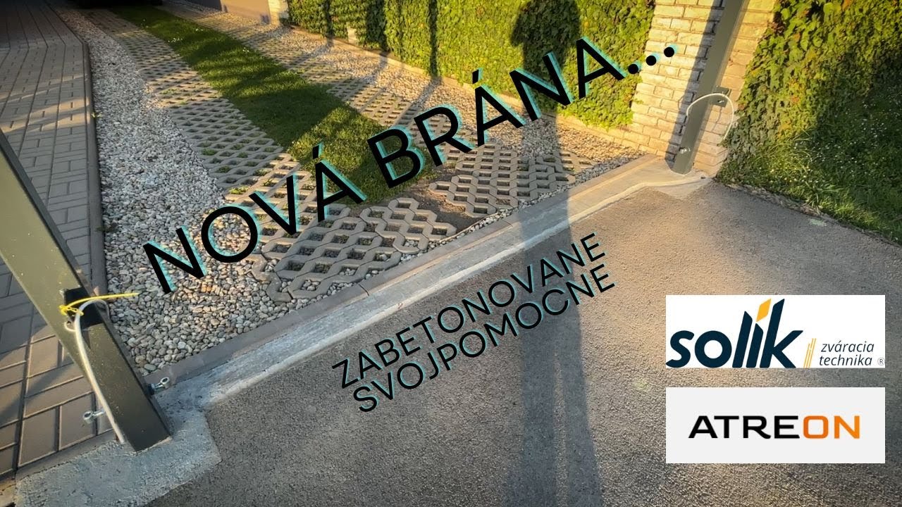 Betonovanie stlpikov - rekonstrukcia oplotenia a brány svojpomocne ✌ part.7