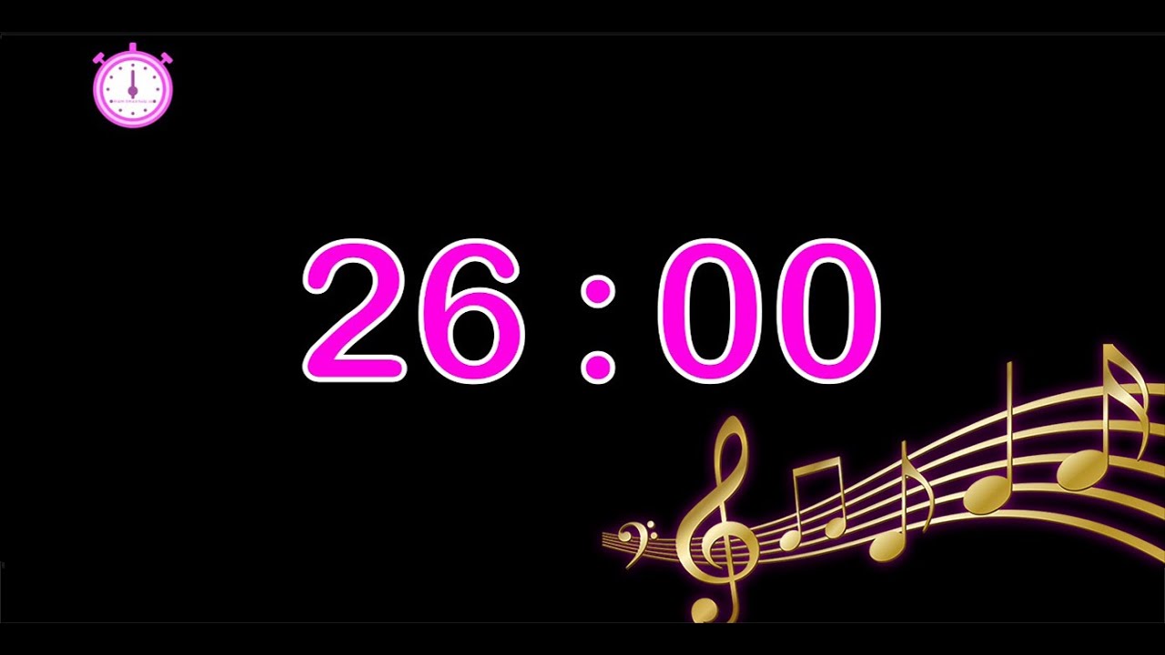 26 minute timer music : countdown 26 minute timer music