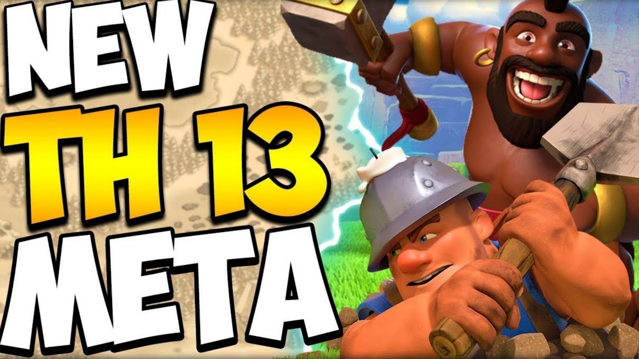 Th 13 Hog Miner Hybrid Attack Strategy !  20 Hog + 20 Miner #coc