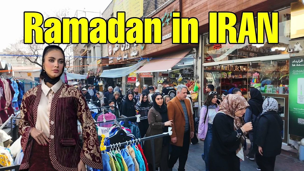 Рамадан в Иране 🇮🇷 | Пешеходная экскурсия по настоящему Ирану в Таджрише