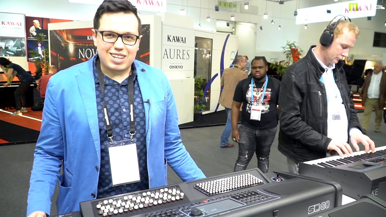 Ketron Musikmesse 2018 Bartek Krzemiński SD60, SD90 muzykuj