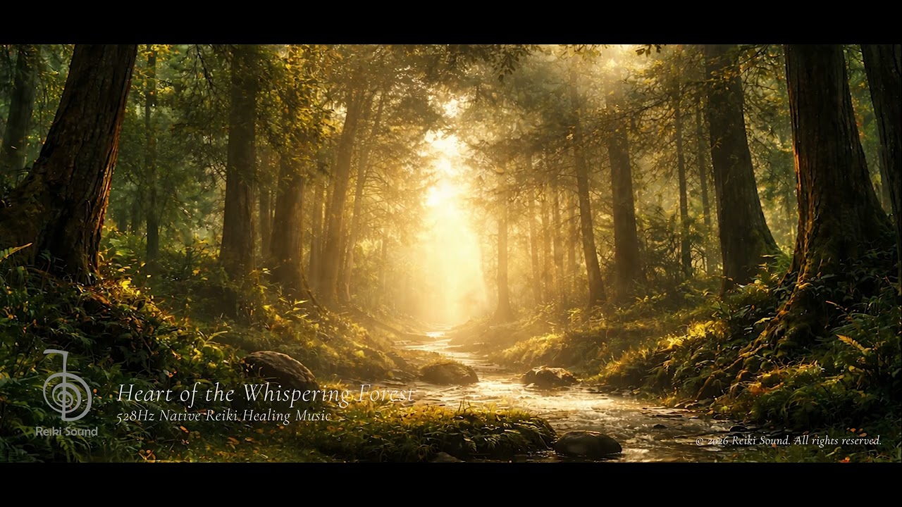 Heart of the Whispering Forest 🌲 528Hz Healing Reiki Music | Deep Emotional Cleansing & Inner Peace