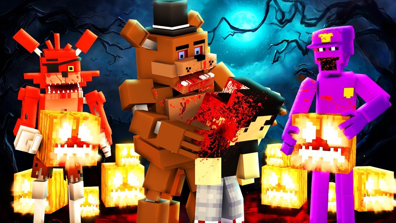 Minecraft - FNAF Island Resort - BITE OF HALLOWEEN!