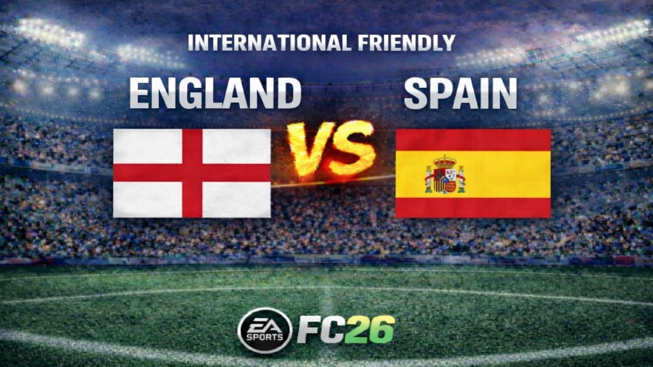 England vs Spain | International Friendly LIVE | PS5 FC 26 Gameplay