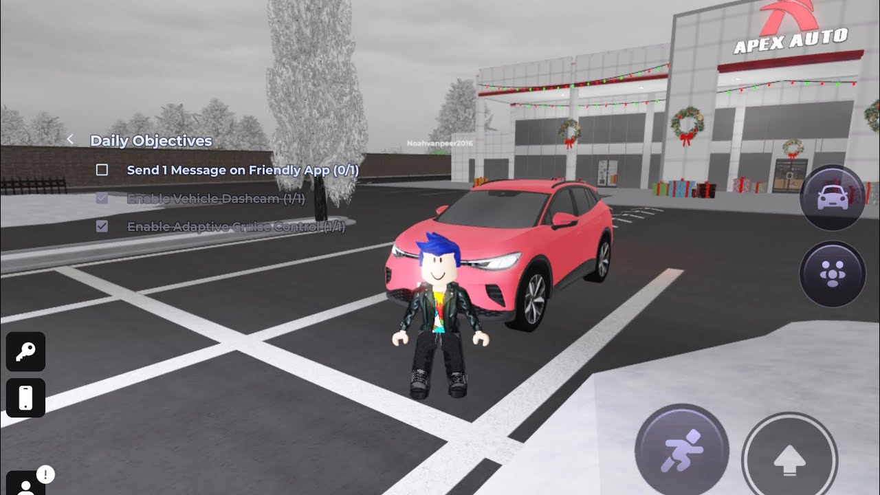 VOLKSWAGEN I.D4 DRIVING IN ROBLOX