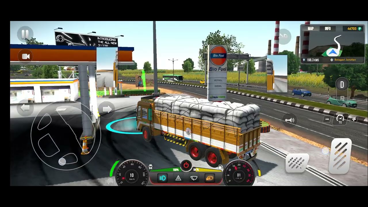 Truck semuletr loaded city ll village#automobile 🎯🎯// Gaming video hiway 🛣️// video 
