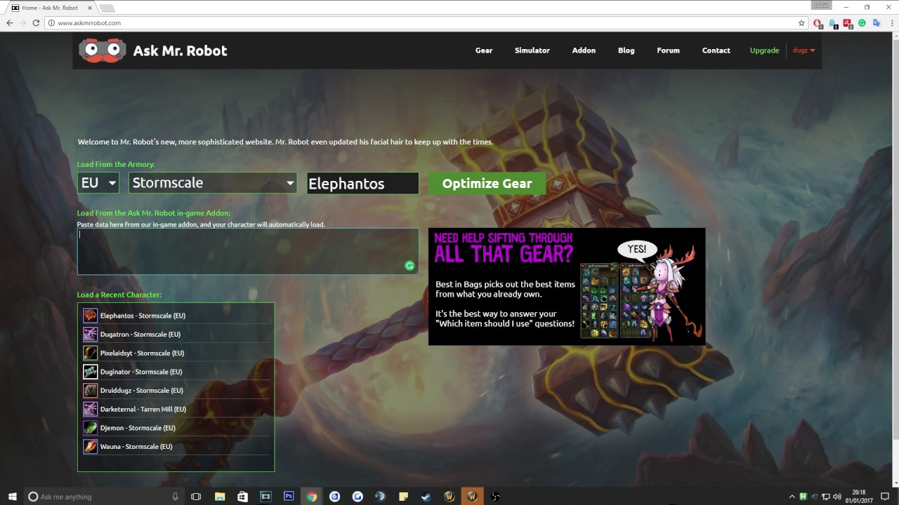 HOW TO CHECK IF GEAR IS AN UPGRADE IN LEGION | AskMrRobot
