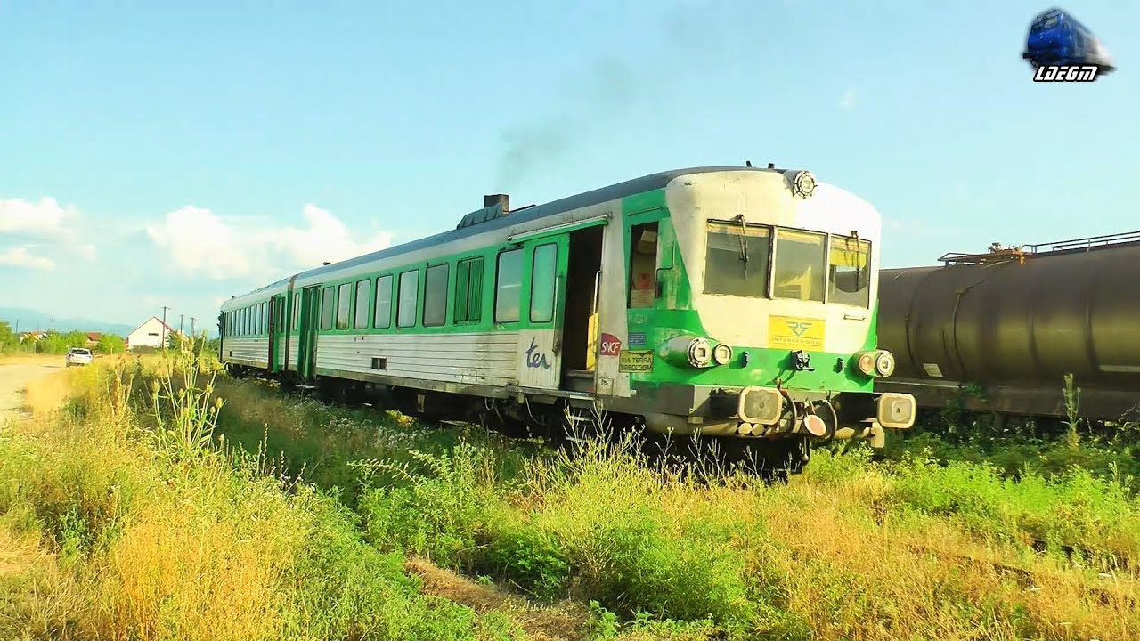 Caravelle X4500 97-0551-8 DMU R15806 Holod-Beiuș-Ștei-Vașcău in Gara Beiuș Station - 26 July 2019