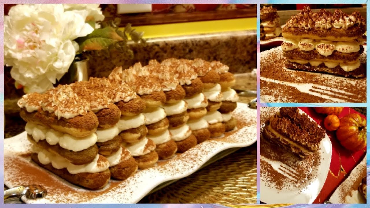 تيراميسو بدون بيض بدون قالب، ولا اروووع  Italian Tiramisu without eggs #شتاء_اليوتيوبرز