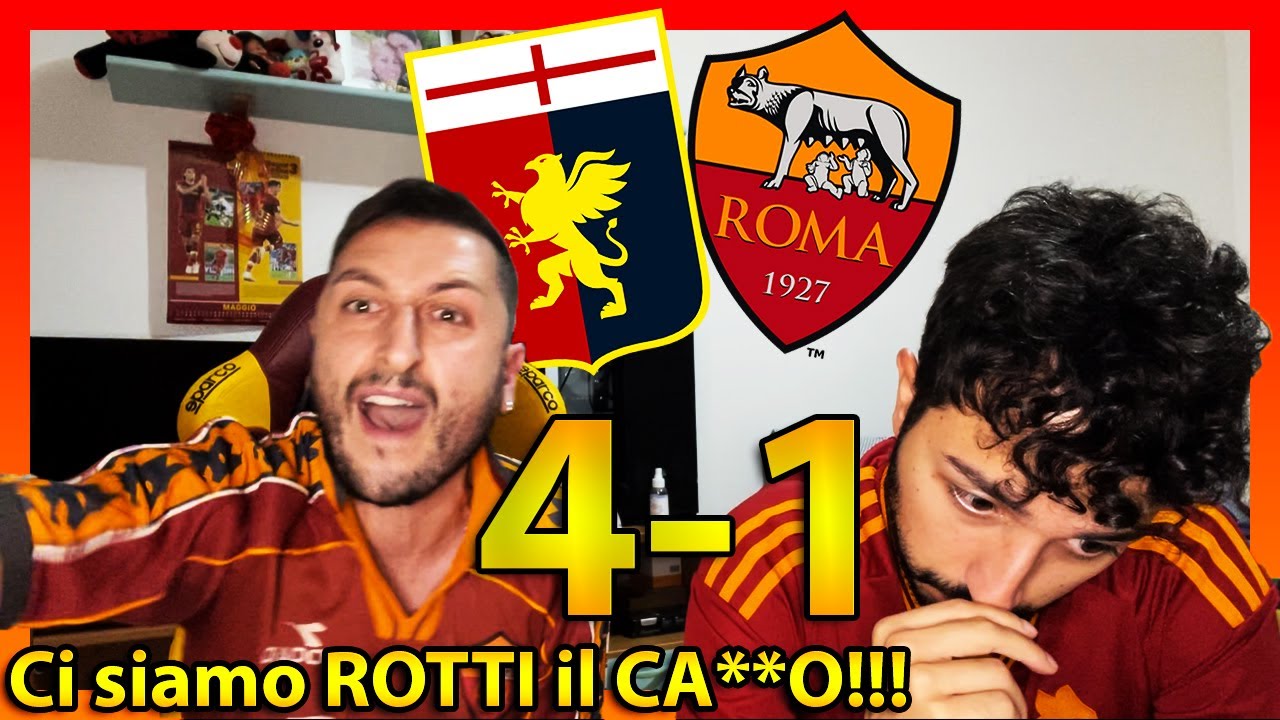 GENOA-ROMA 4-1: ci siamo R0TTl il CA**0 di fare QUESTE FIGURE di M*RDA‼️