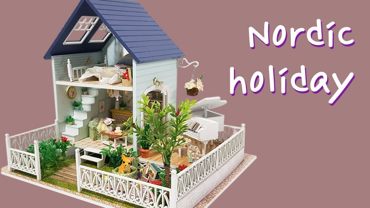 DIY Miniature DollhouseㅣNordic holidayㅣ노르딕홀리데이 미니어처하우스ㅣ박소소
