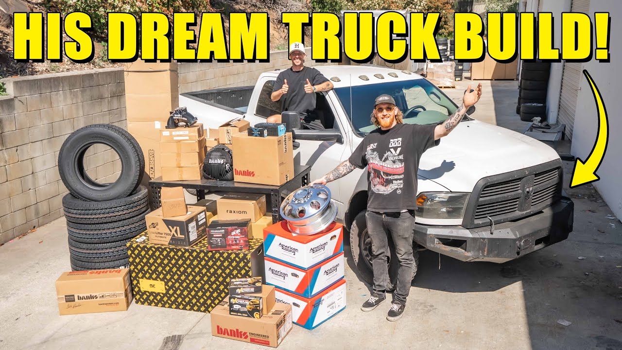 Surprising My Best Friend with His DREAM BUILD! - Full Transformation Ram 3500