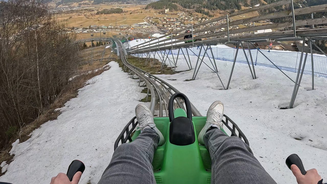 Maisi Flitzer - Alpine Coaster Kaprun - 4K 60 FPS - 10.03.2025