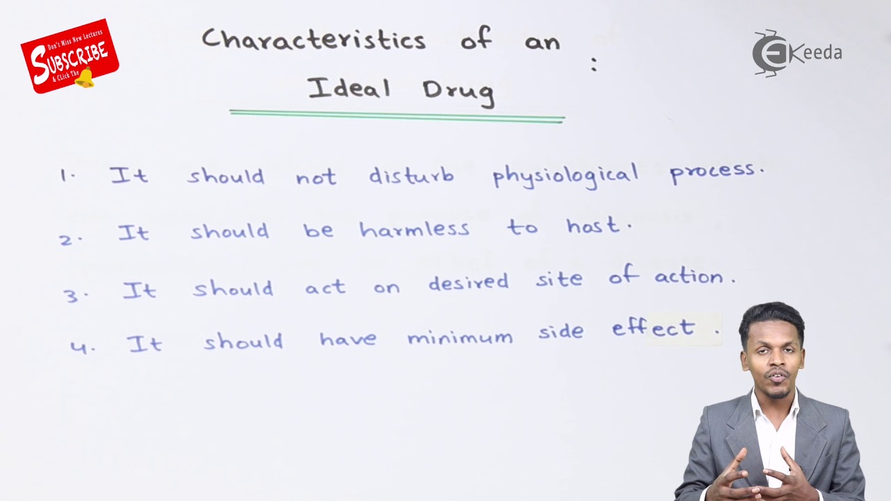 Drugs and Characteristics of An Ideal Drugs - Chemistry In Everyday Life - Chemistry Class 12