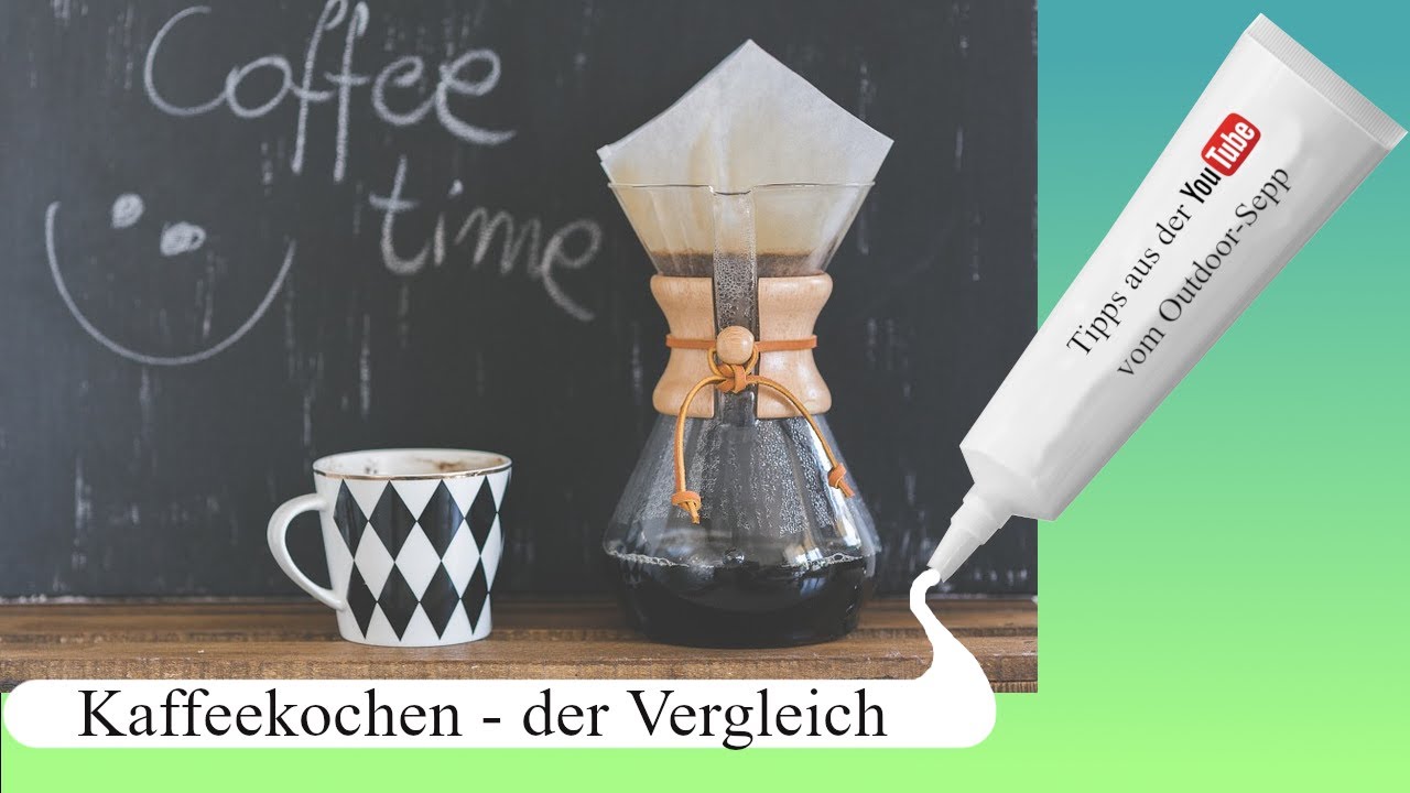 Kaffee kochen beim Camping - Perkolator, French Press und Co