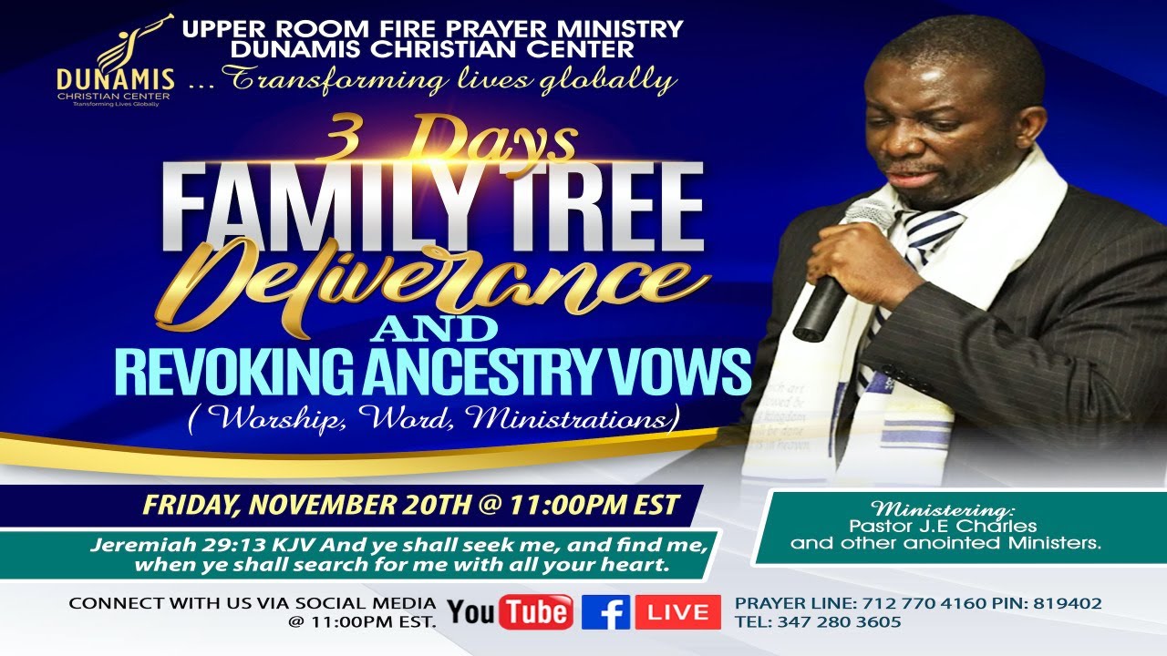 Day 1:Child-Hood-Family Tree Deliverance: Revoking Ancestral Vows with Pastor J.E Charles| Gen 2:7-9