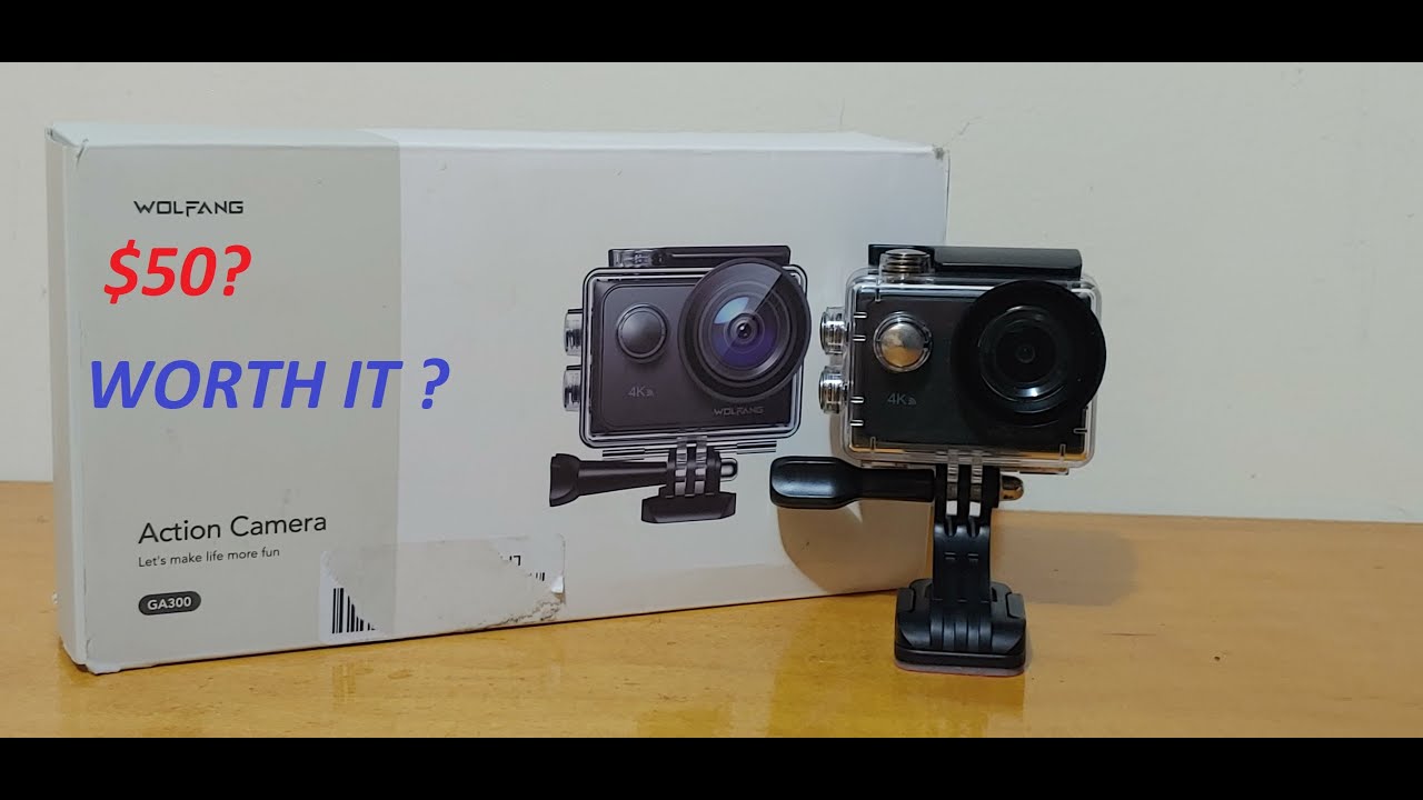 Unboxing and review of WOLFANG GA300 action camera