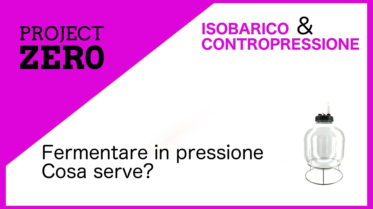 Fermentare in pressione - COSA SERVE? - Isobarico e Contropressione