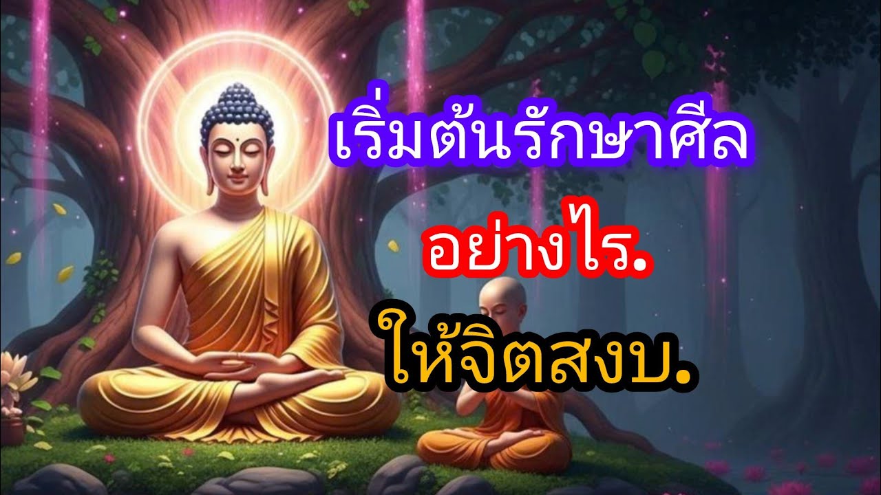 เรี่มต้นรักษาศีลอย่างไร. ให้จิตสงบ#ธรรมะ #ธรรมะก่อนนอน #ปัญญาแห่งชีวิต 