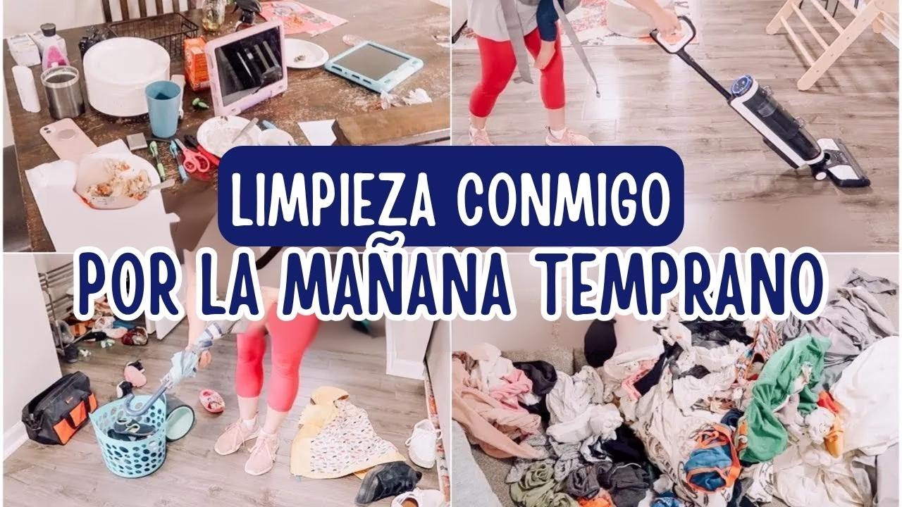 A LIMPIAR TEMPRANITO CONMIGO ¡MOTIVACIÓN RELAJANTE! ORGANIZACIÓN Y RESET DOMINICAL