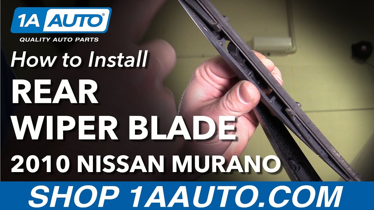 How to Replace Rear Windshield Wiper Blade 09-14 Nissan Murano