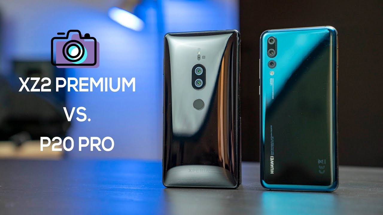 Sony Xperia XZ2 Premium vs Сравнение камеры Huawei P20 Pro!