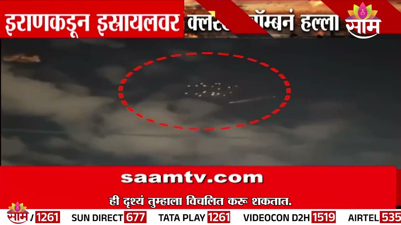 इराणकडून इस्त्रायलवर क्लसटर बॉम्बनं हल्ला | Iran Isarel War