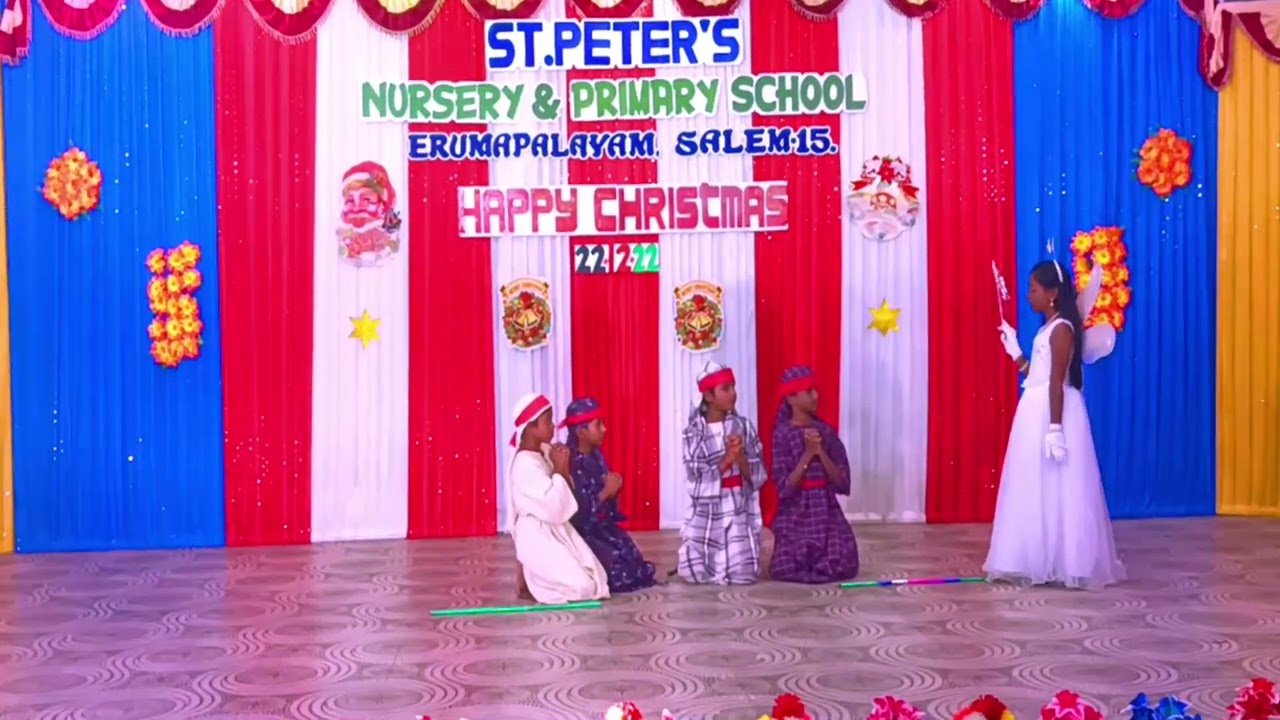 Nativity Play in Tamil | St.Peters School | Christmas Function - 2022 | Christmas Drama in Tamil