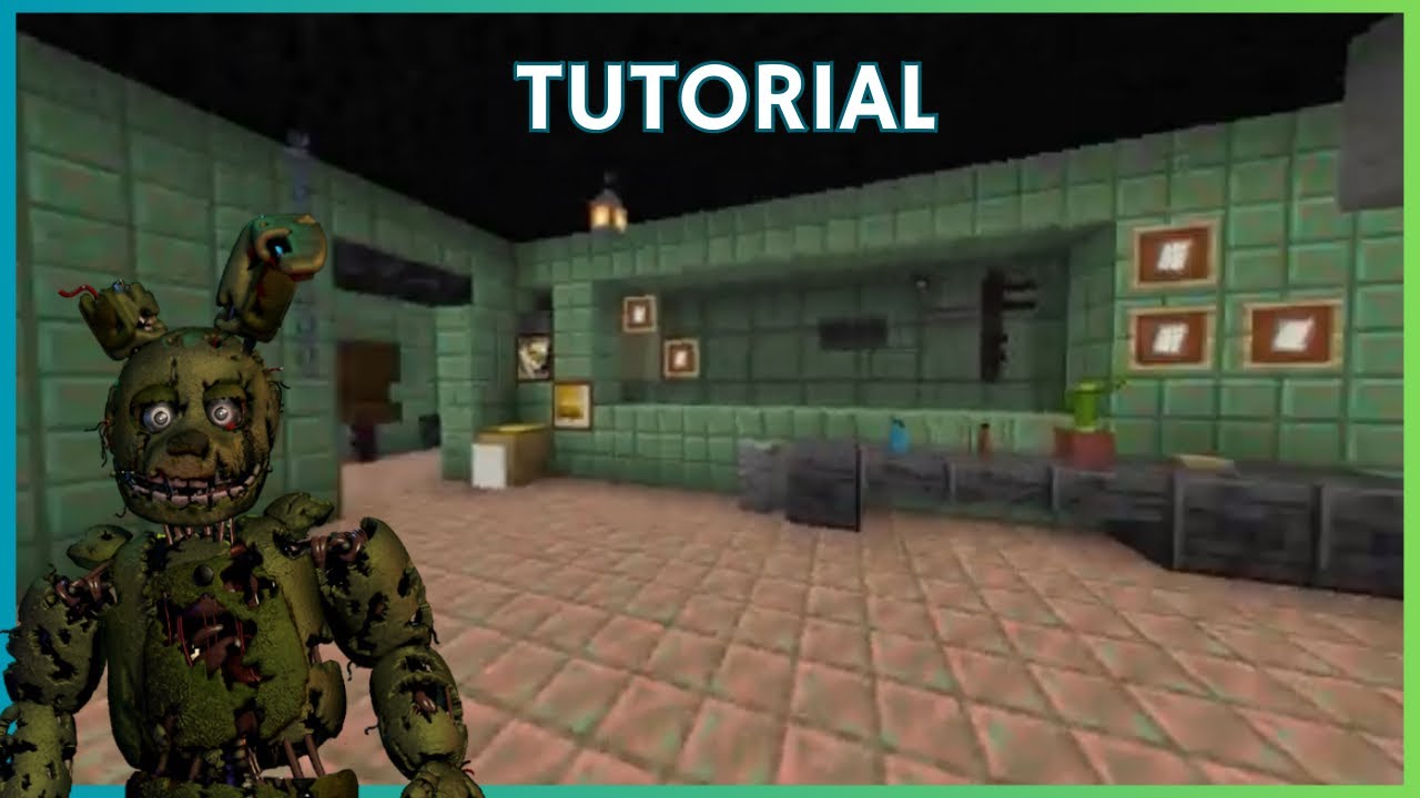 How To Make Five Nights at Freddy's 3! (New Version) (Minecraft Tutorial)