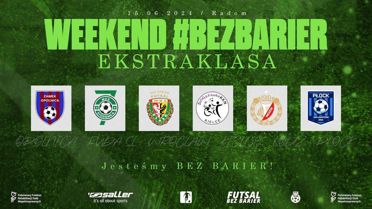 EKSTRAKLASA FUTSALU BEZ BARIER - RADOM [LIVE]