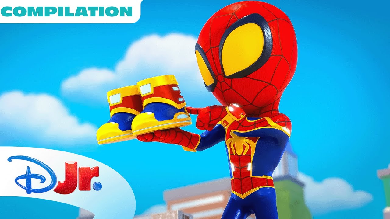 Marvel's Spidey and his Amazing Friends | Spidey and Friends Save the Day! 💪 | @disneyjr​