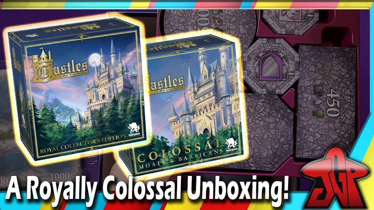 Castles of Mad King Ludwig Collector's Edition (Royal with COLOSSAL Moats & Barbicans) unboxing