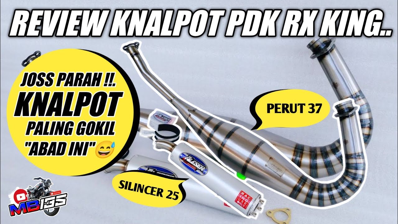 GOKIL NIH KNALPOT..!! GAK KALAH SAMA KNALPOT MAHAL 👍 | KNALPOT RX KING ALESER