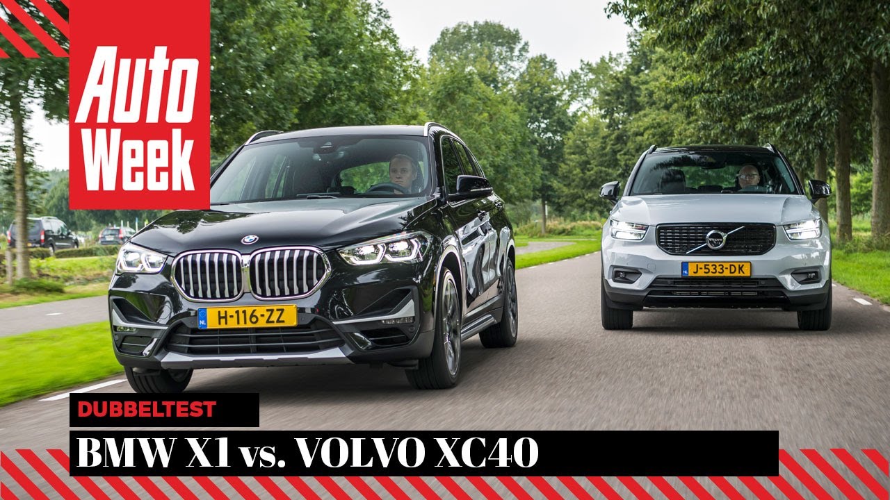 BMW X1 Xdrive25e vs. Volvo XC40 Recharge T5 - AutoWeek Dubbeltest - English subtitles