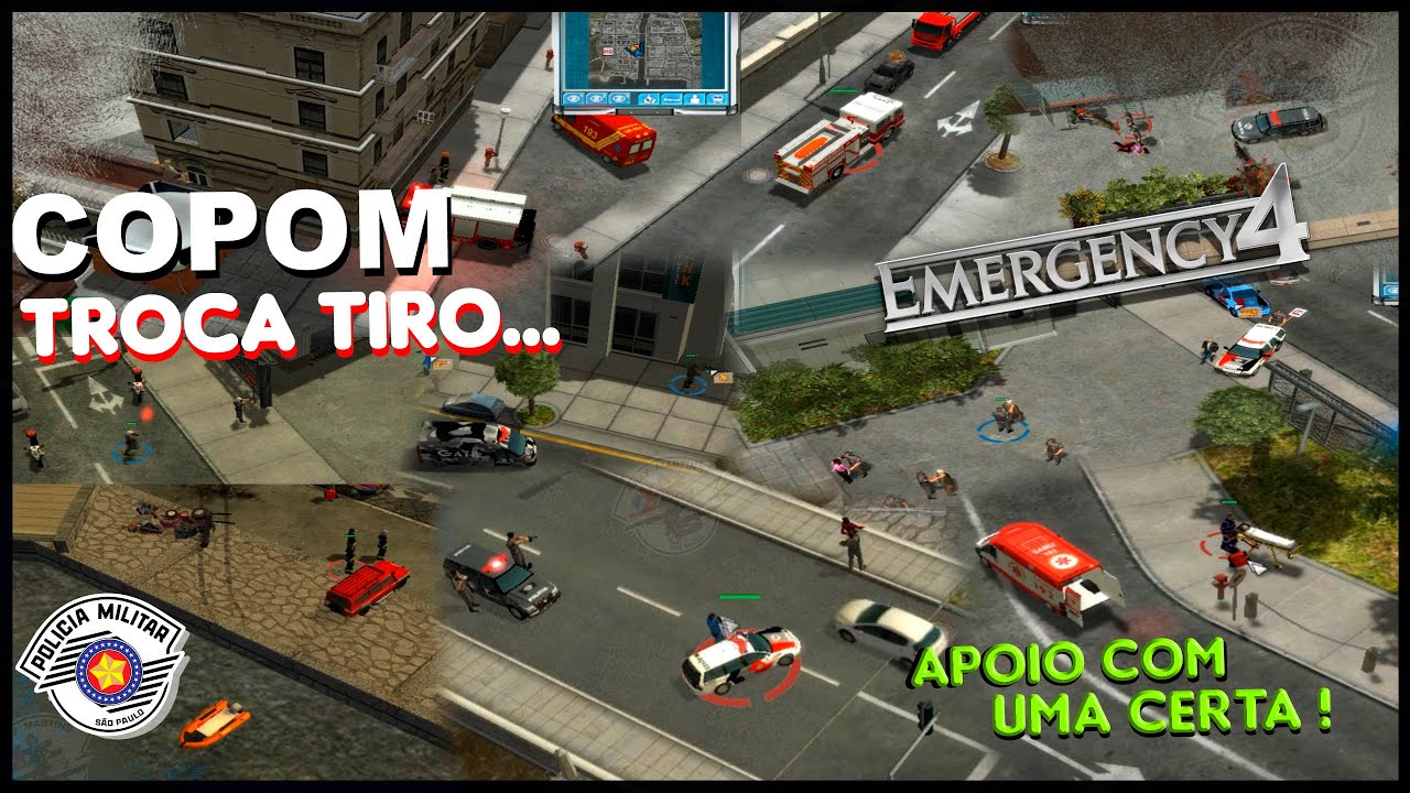 Um dia cheio de ocorrências no Emergency 4 - Mod São Paulo V4