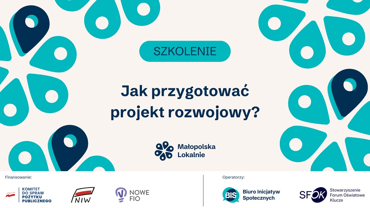Jak przygotować projekt rozwojowy? | *Małopolska Lokalnie* | 2026