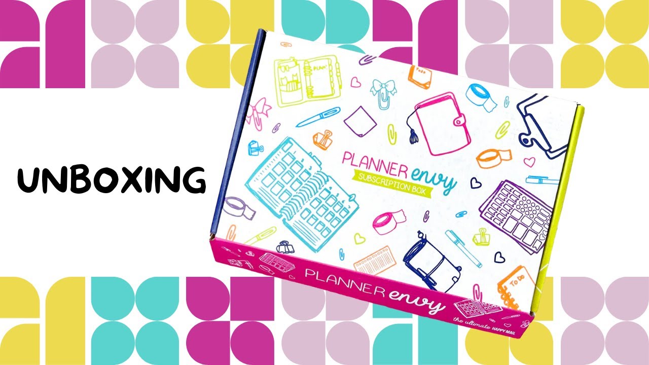 Planner Envy January Subscription UNBOXING