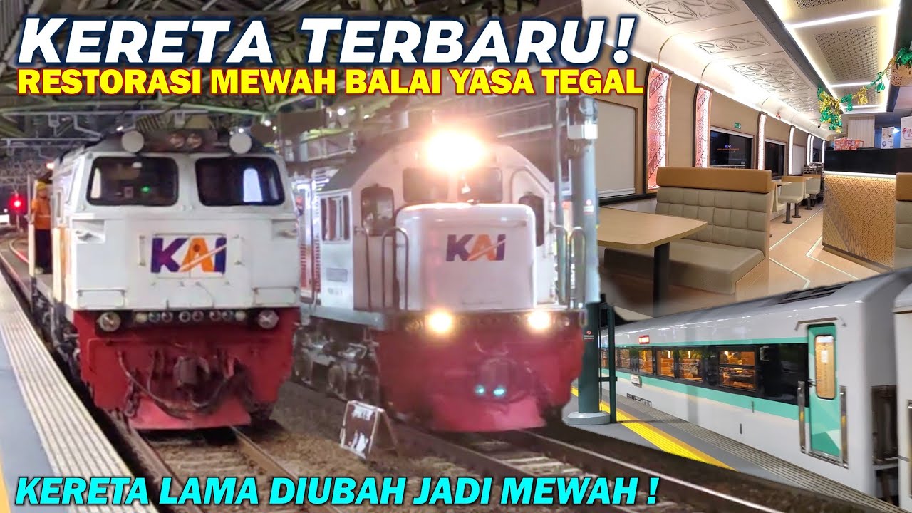 PASUKAN KERETA API LEBARAN 2025 DI STASIUN JAKARTA ! Naik Kereta Mewah Terbaru & Lokomotif Spesial !