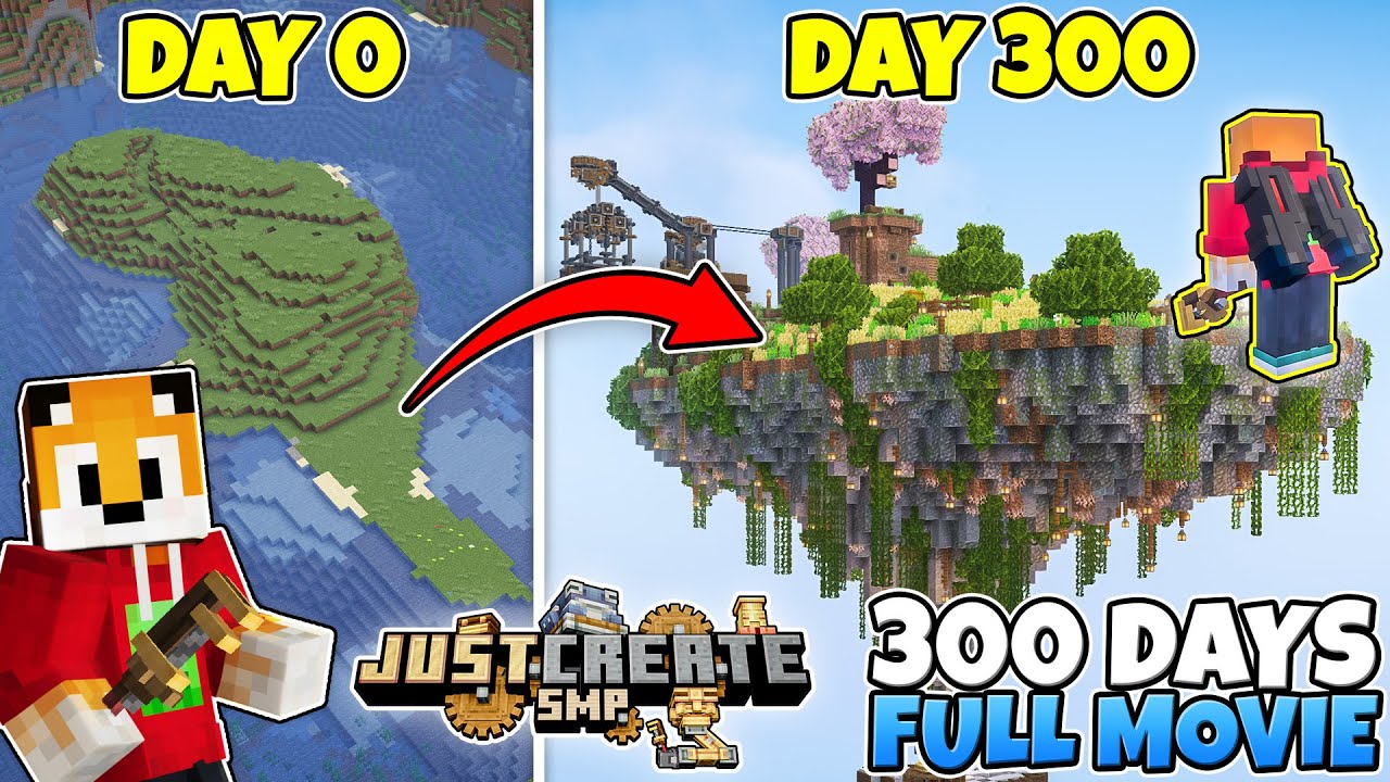 Minecraft Create Mod 6 MOVIE! [Episodes 1 - 8]