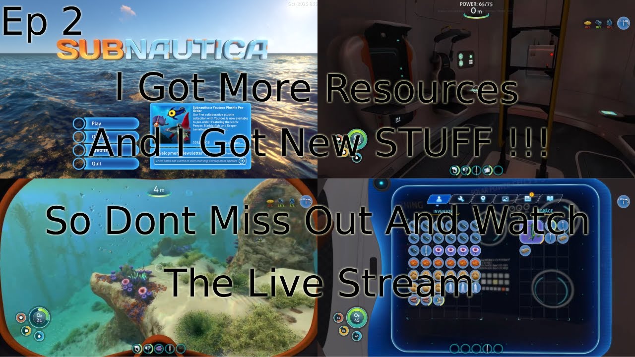 My Subnautica Series: Ep 2 I Got More Resources And I Got New STUFF !!!