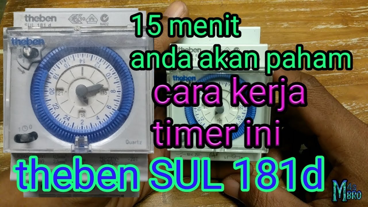 КАК УСТАНОВИТЬ ТАЙМЕР THEBEN SUL 181 d #PART1