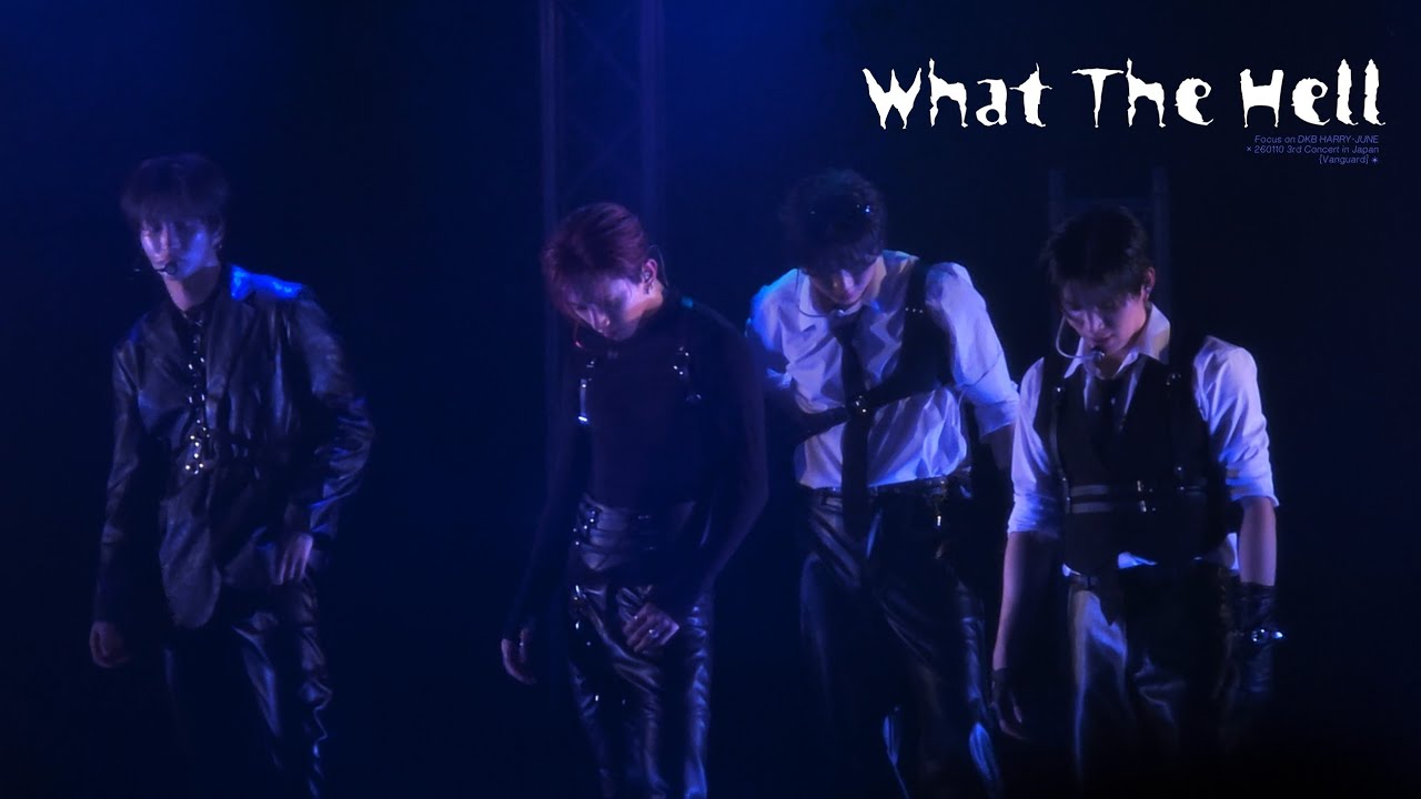 260110 3rd Concert in Japan 1부 | 다크비(DKB) | What The Hell | 해리준 focus